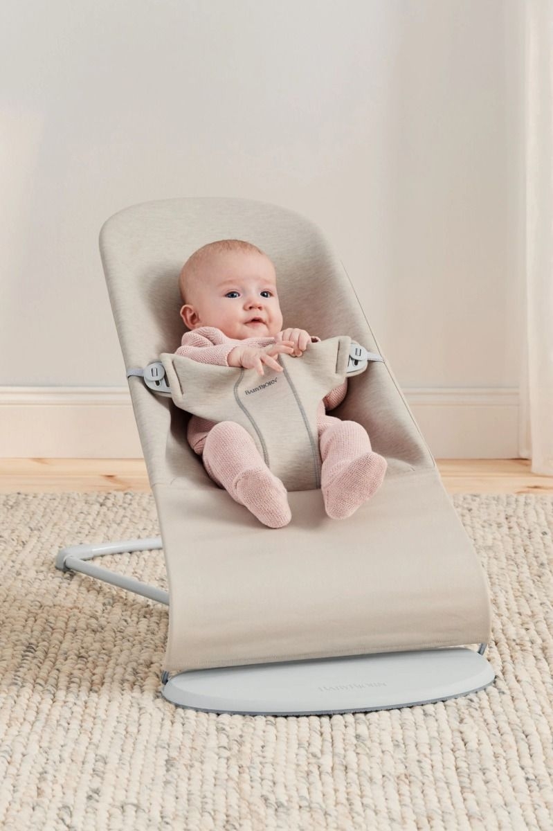 Babybjörn Bouncer Bliss lamamistool, Light Beige — изображение 3