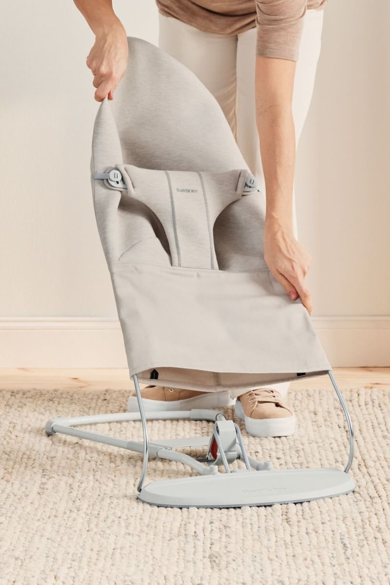 Babybjörn Bouncer Bliss lamamistool, Light Beige — изображение 8