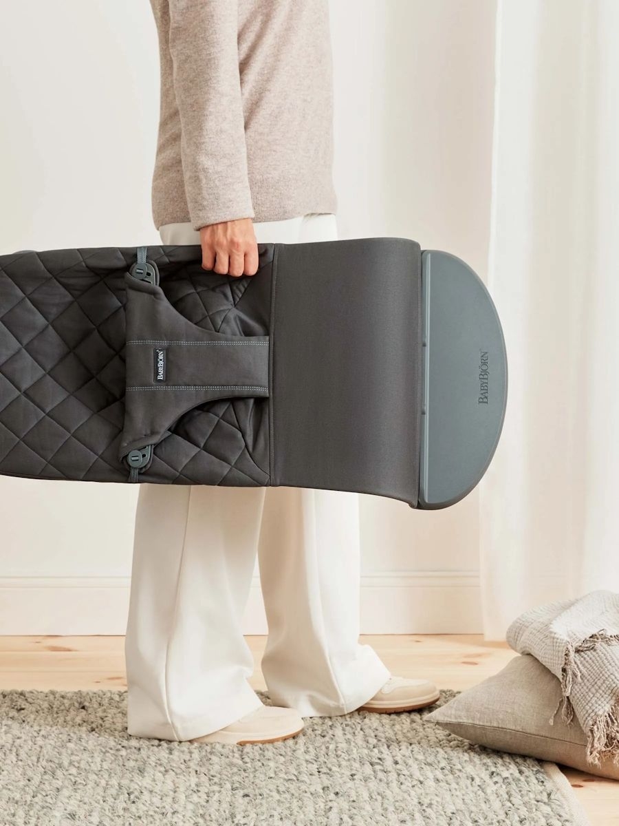 Babybjörn Bouncer Bliss lamamistool Woven Classic, Anthracite — изображение 5