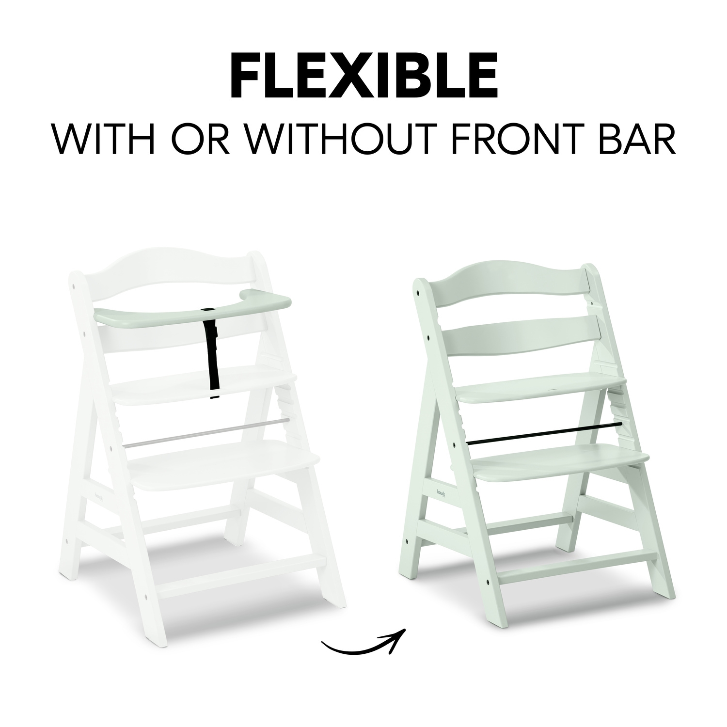 Hauck Alpha+ puidust söögitool, Mint - Image 11