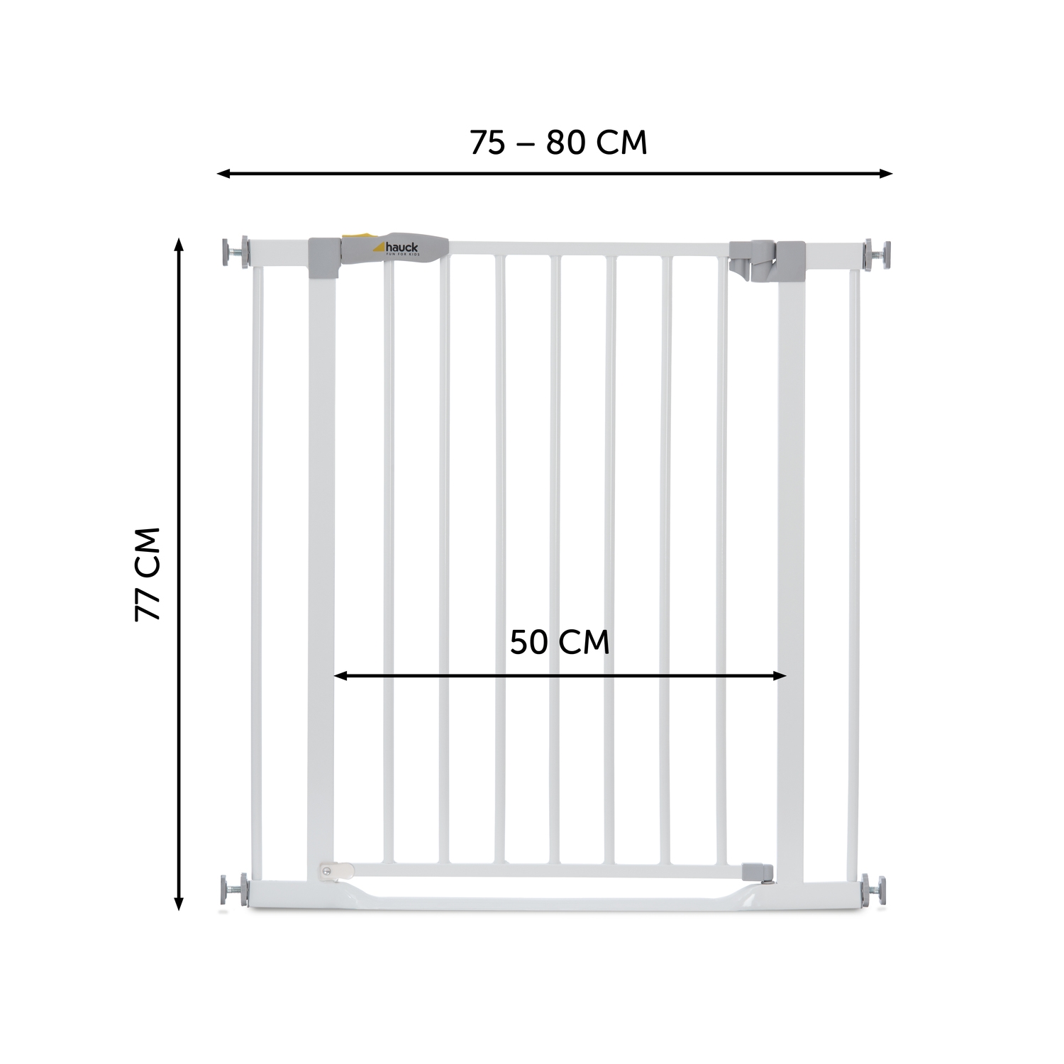 Hauck Clear Step Gate turvavärav, White - Image 10