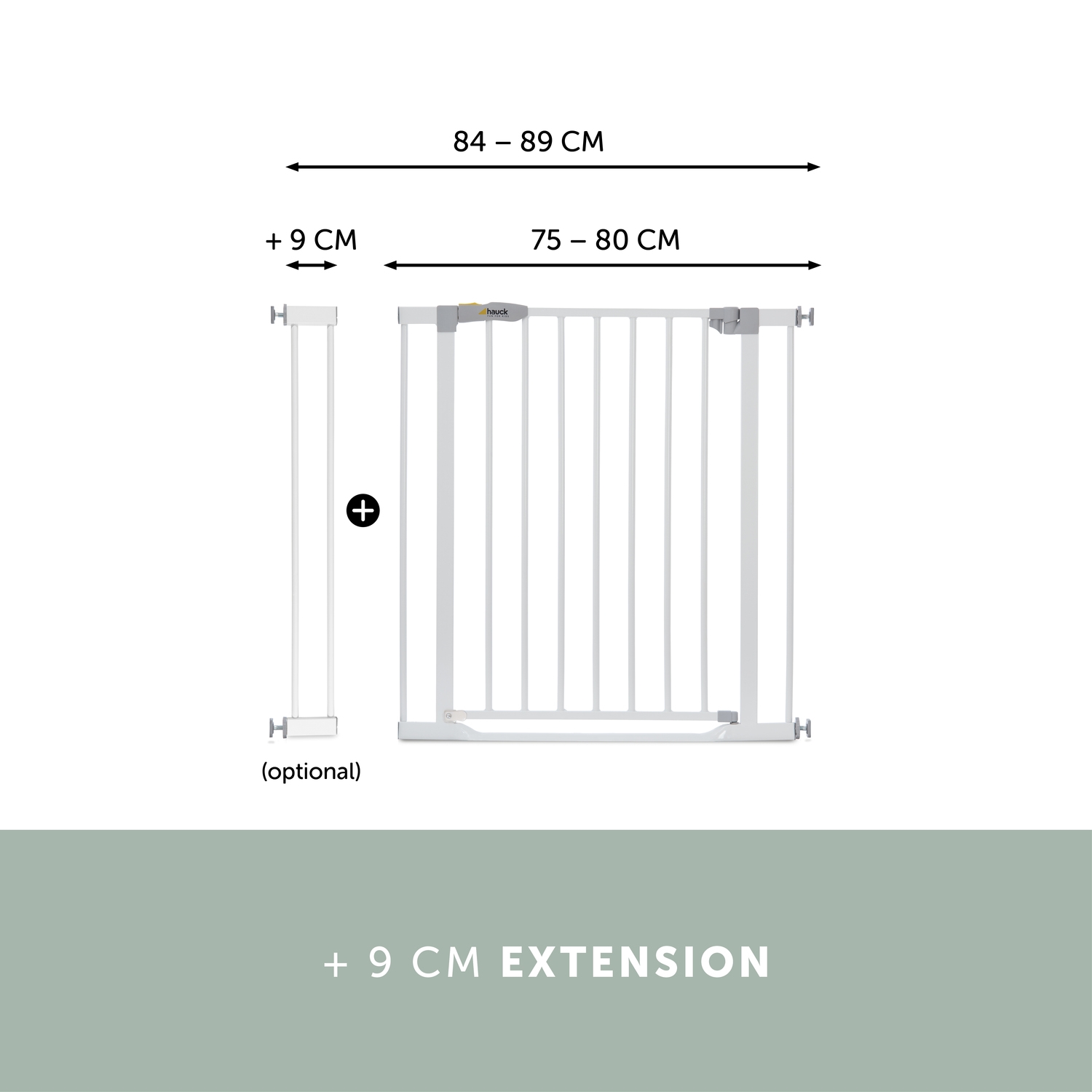 Hauck Clear Step Gate turvavärav, White - Image 11