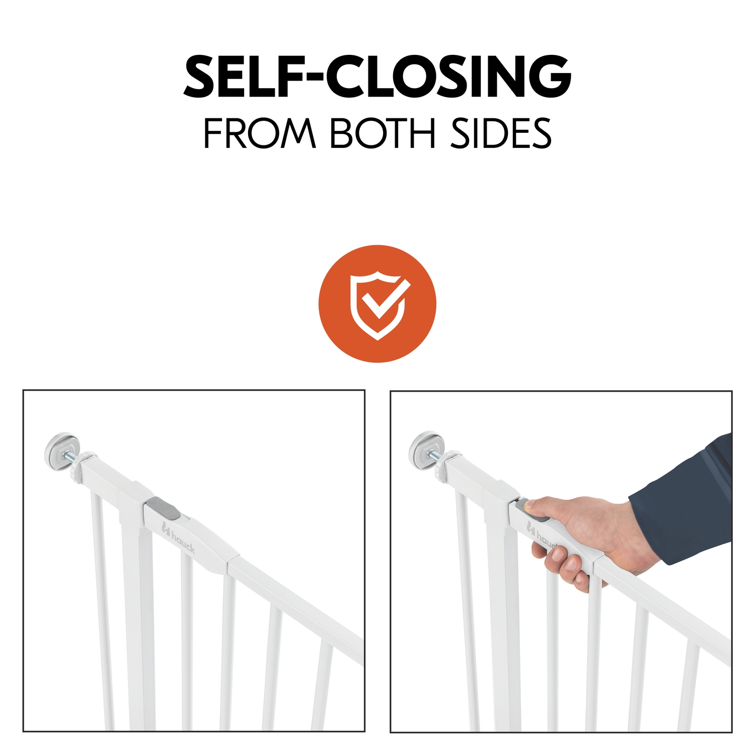 Hauck Open N Stop 2 turvavärav, white - Image 4