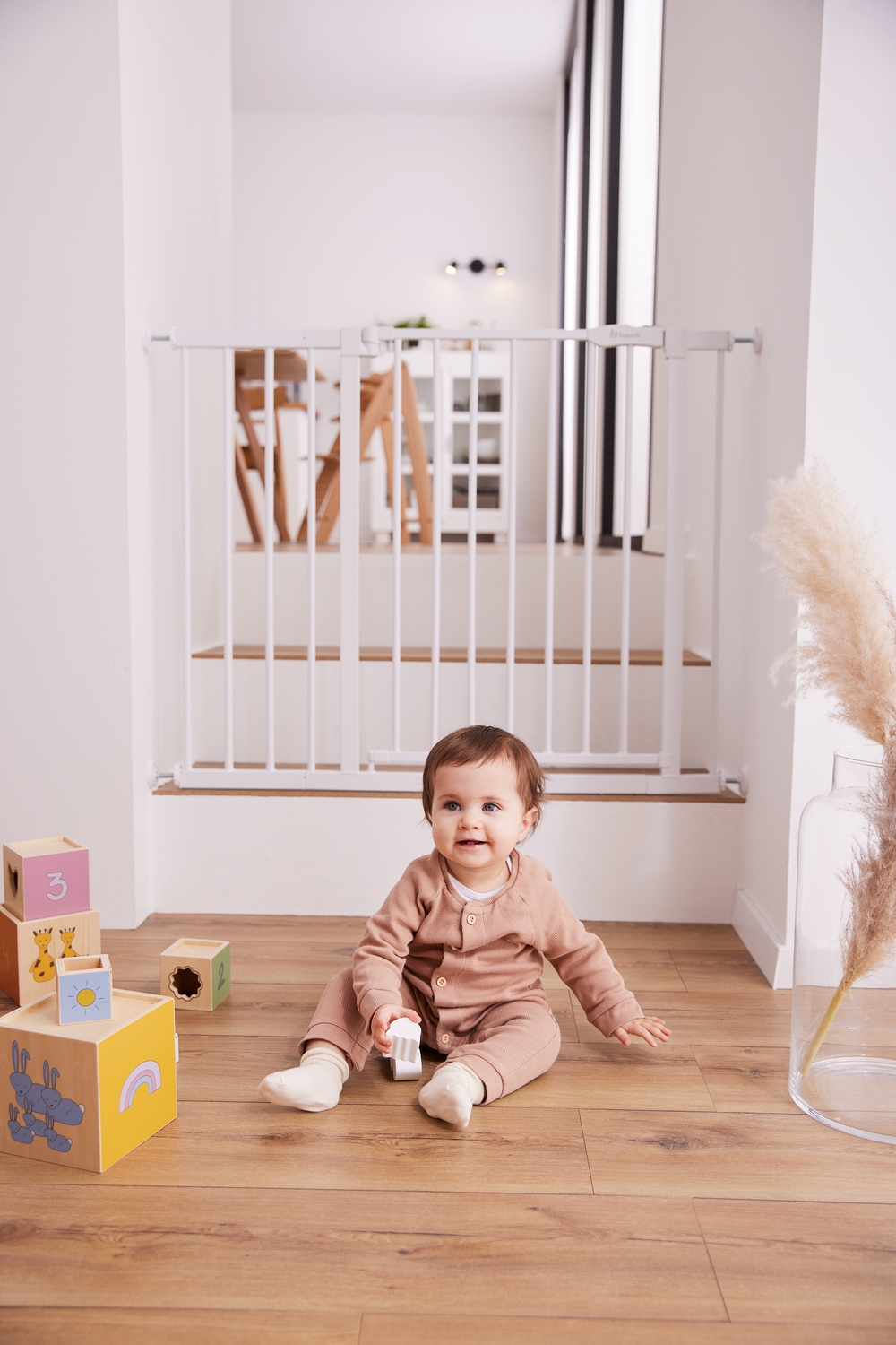 Hauck Open N Stop 2 turvavärav, white - Image 10