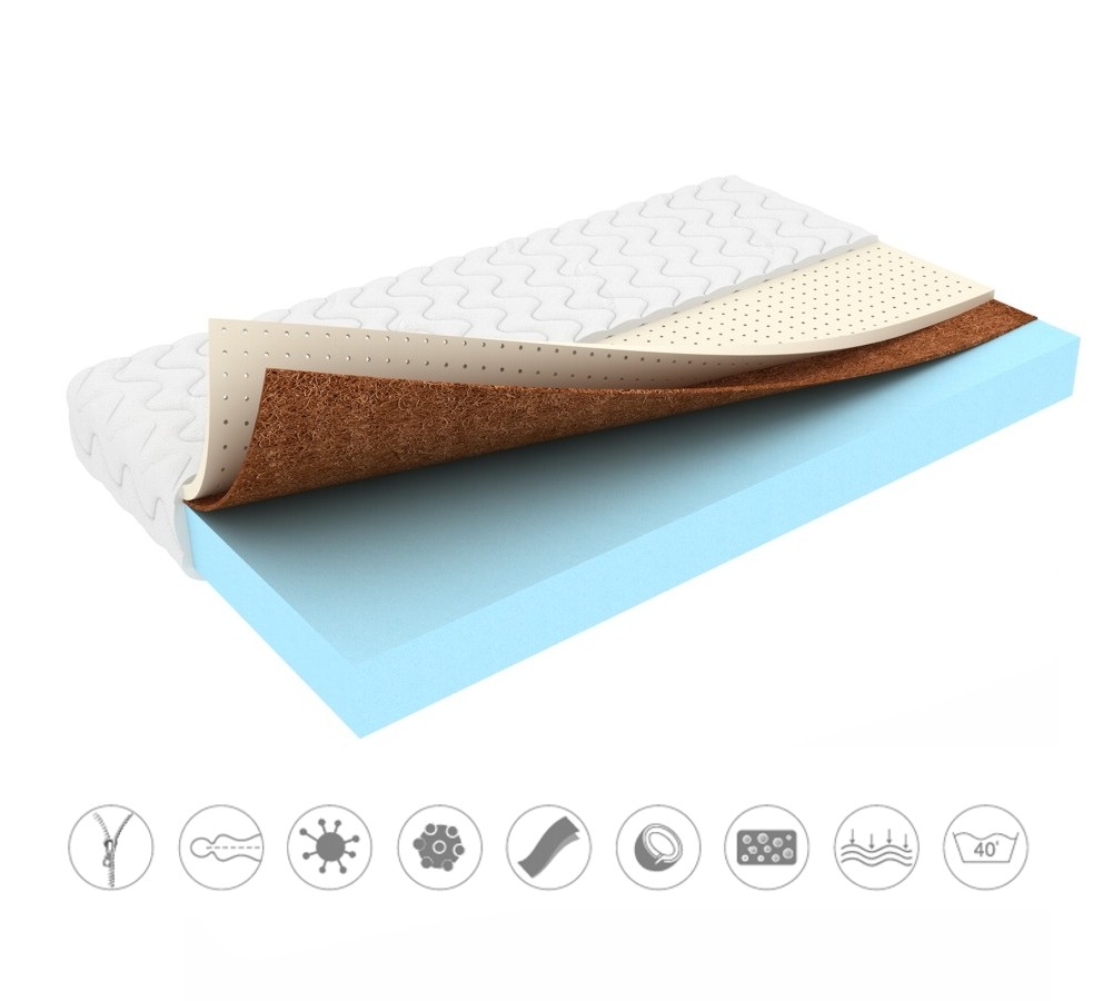 Lastemadrats Kookos-Lateks Ortopeediline 70x140 — изображение 3