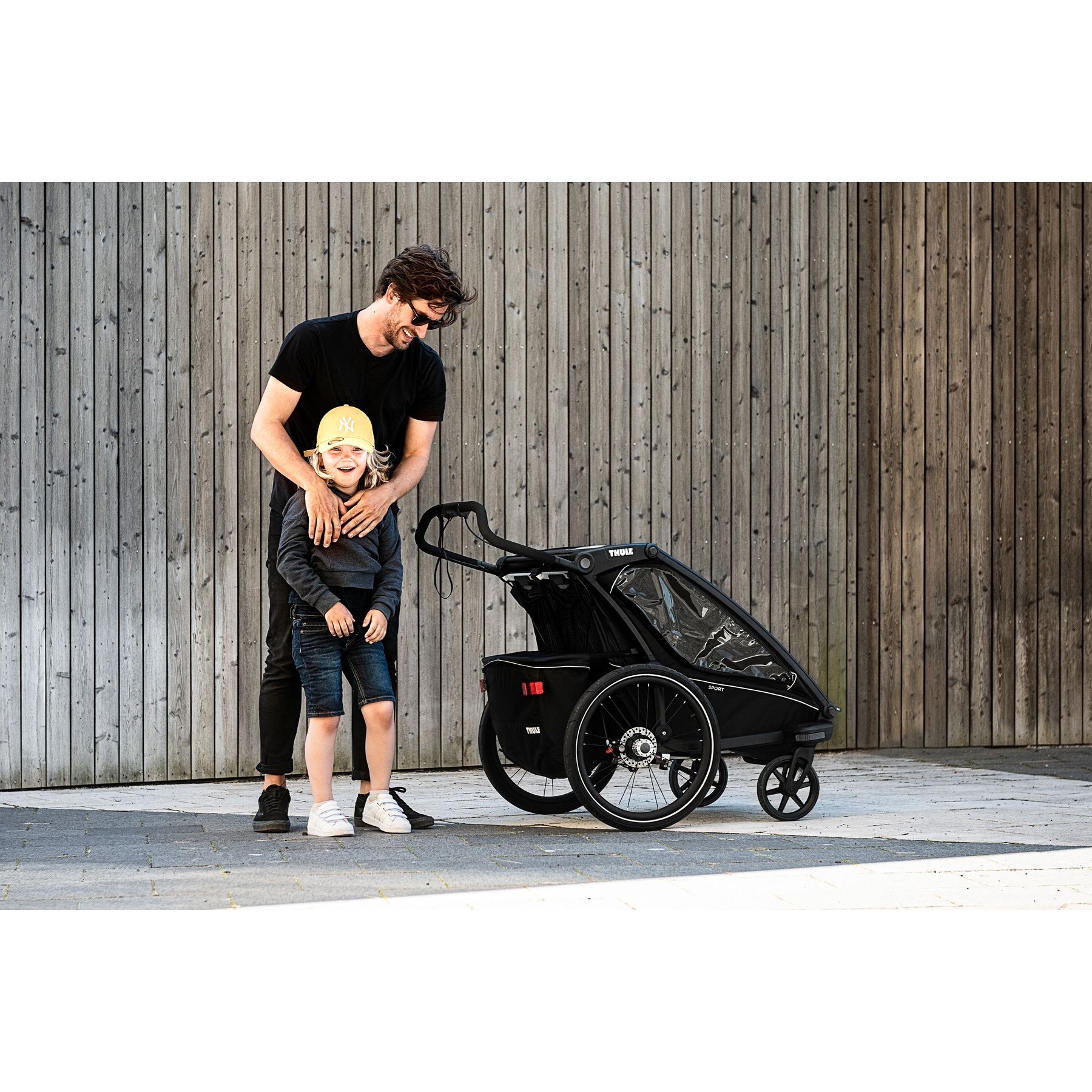 Thule Chariot Sport 2 Single jalgrattahaagis, Midnight Black — изображение 6