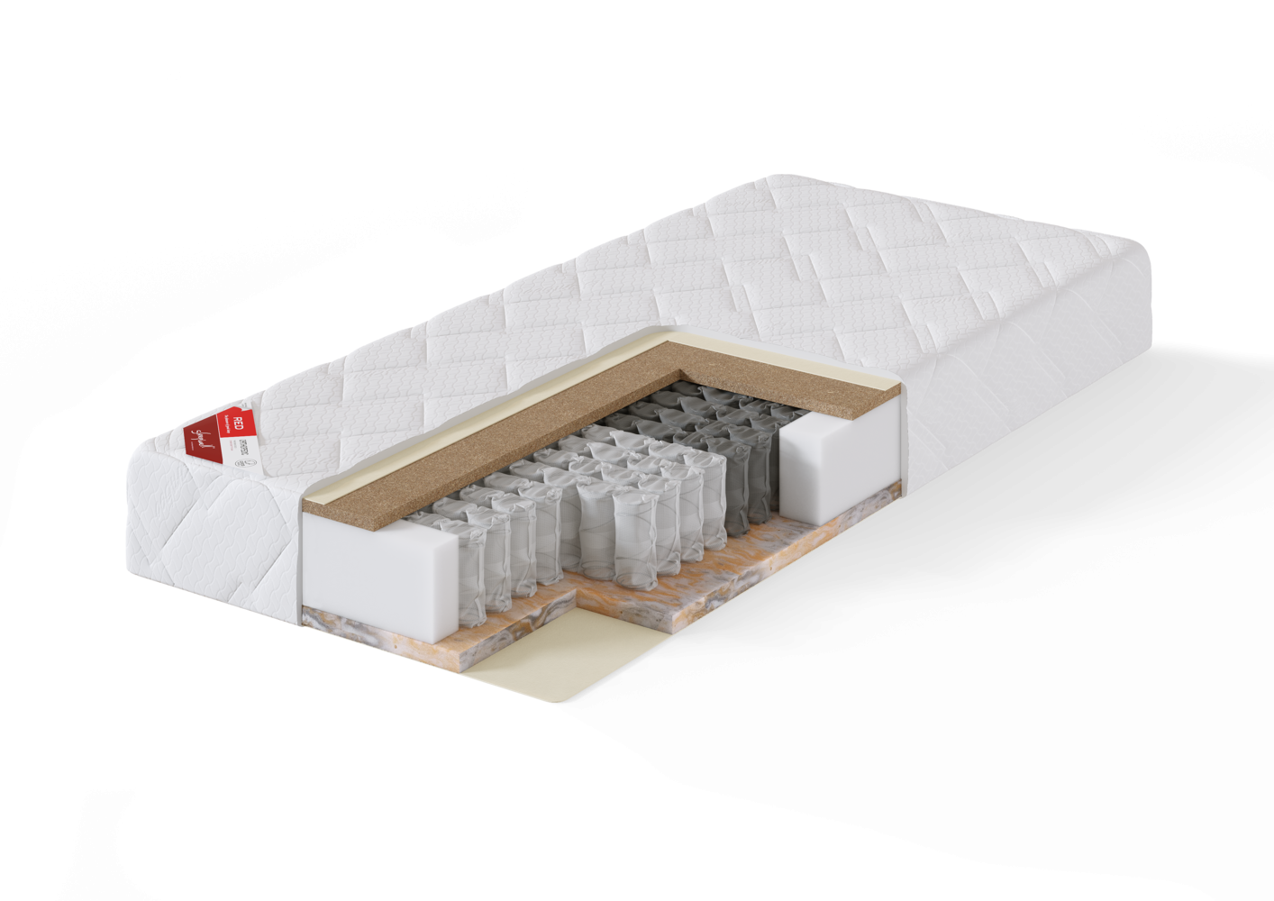 Vedrumadrats Sleepwell Red Orthopedic 120x200 - Image 2