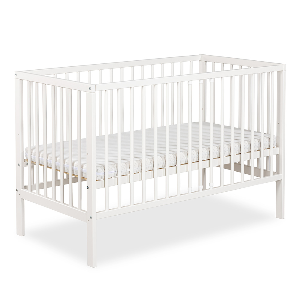 Beebivoodi Frania 60×120 turvapiirdega, valge