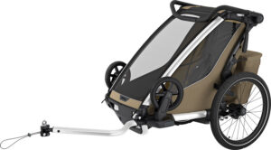 Thule Chariot Cross 2 single jalgrattahaagis, Faded Khaki