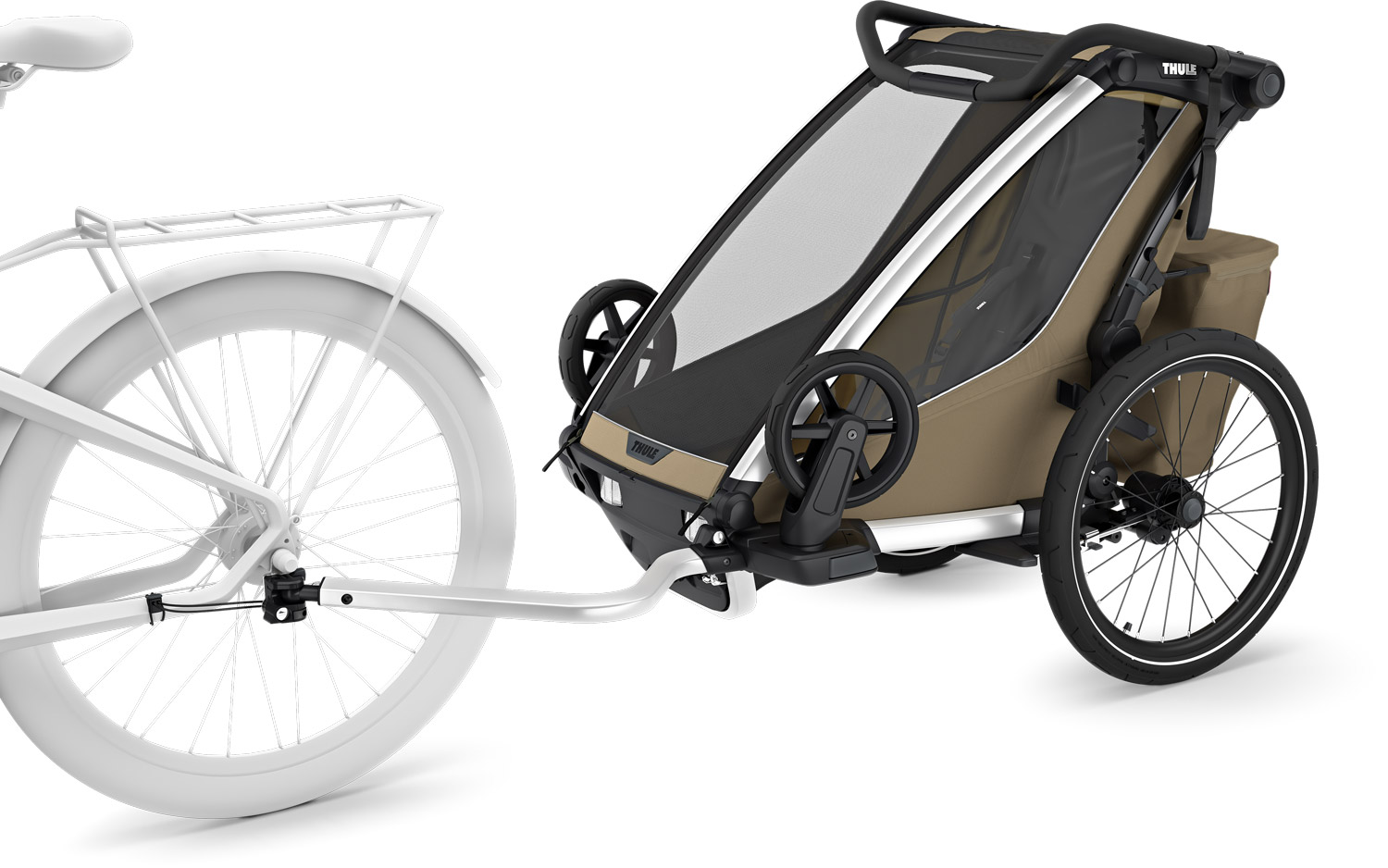 Thule Chariot Cross Single jalgrattahaagis, Majolica Blue — изображение 2