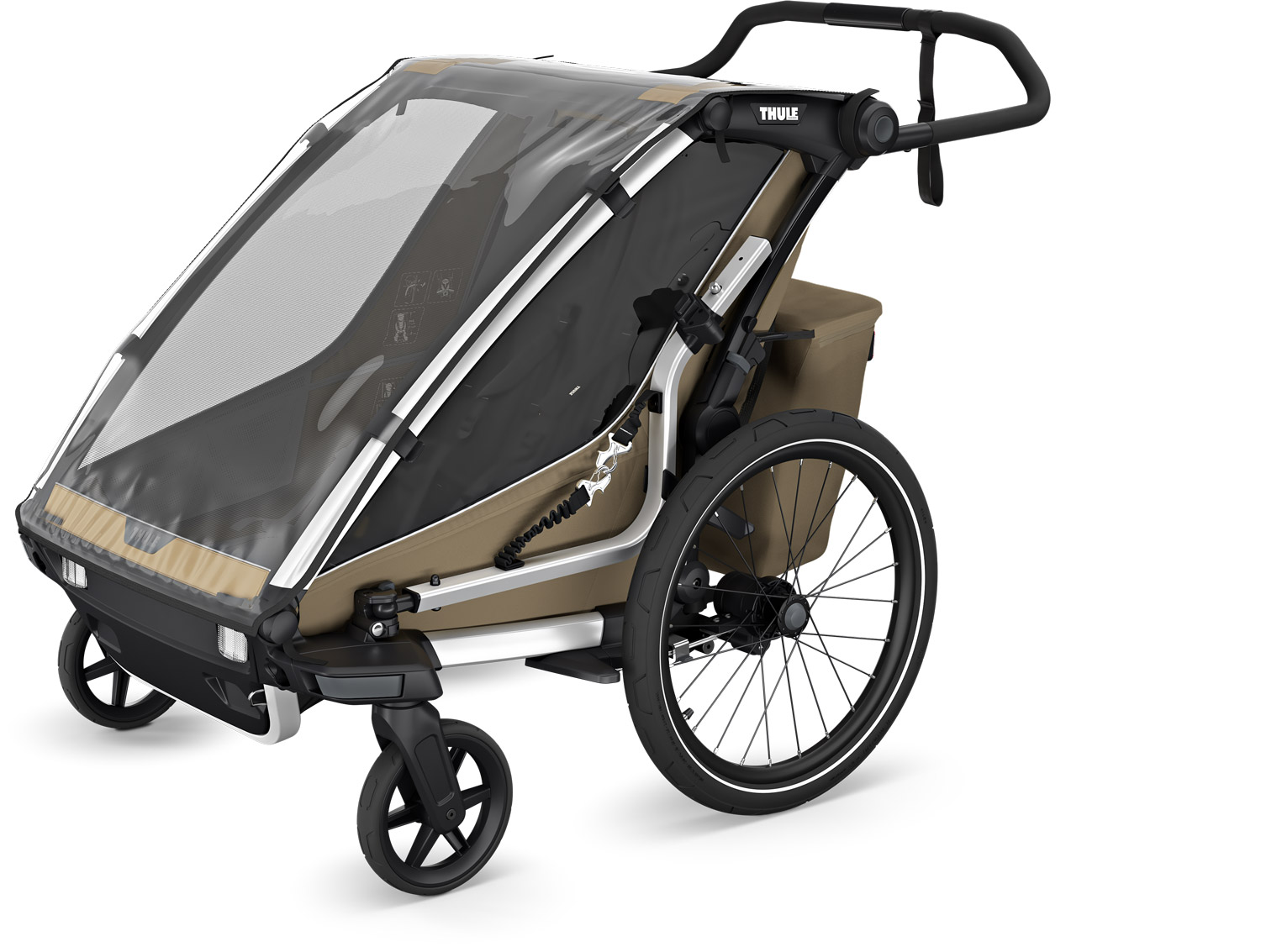 Thule Chariot Cross Single jalgrattahaagis, Majolica Blue — изображение 4