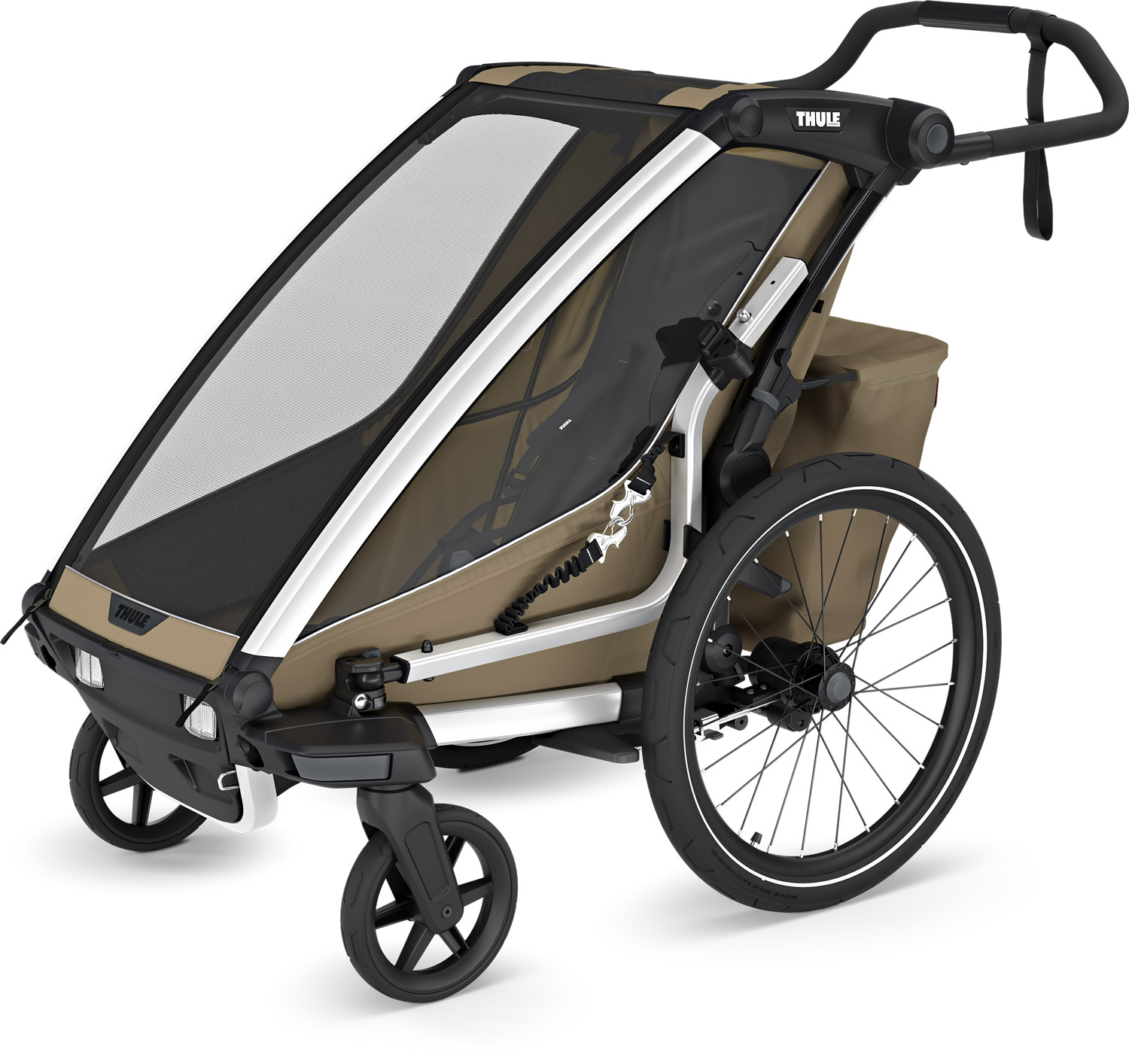 Thule Chariot Cross Single jalgrattahaagis, Majolica Blue — изображение 7