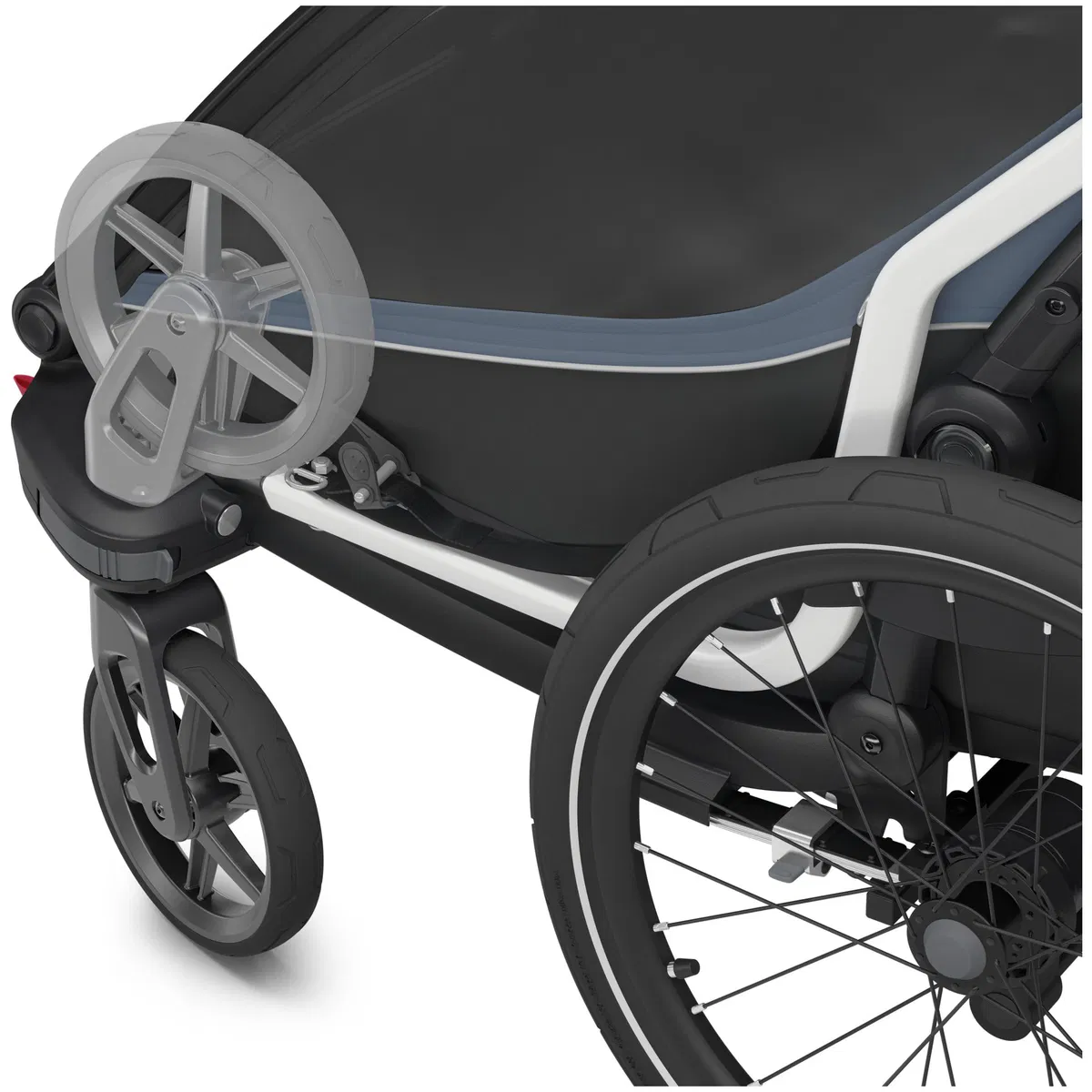 Thule Chariot Cab jalgrattakäru, Dark Slate - Image 6