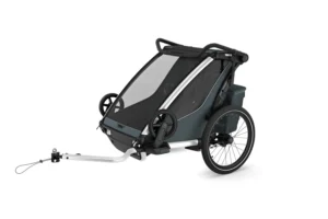 Thule Chariot Cross 2 Double jalgrattakäru, Dark Slate