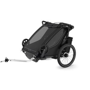 Thule Chariot Sport Double jalgrattakäru, Midnight Black