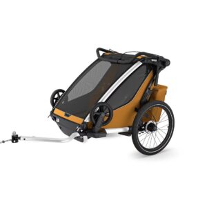 Thule Chariot Sport Double jalgrattakäru, Spectra Yellow
