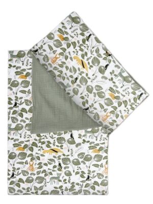 YappyLeaf voodipesu 2-osaline 100x130 / 38x55 cm