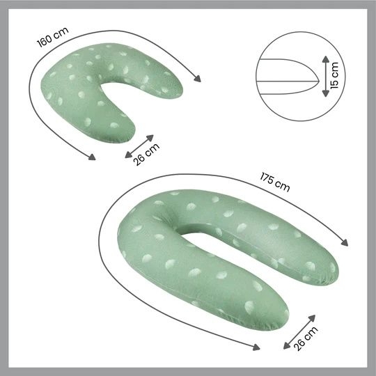 Babymoov rasedus- ja imetamispadi 2in1, Green Dandelions - Image 11