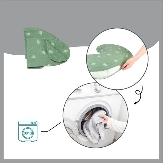 Babymoov rasedus- ja imetamispadi 2in1, Green Dandelions - Image 10