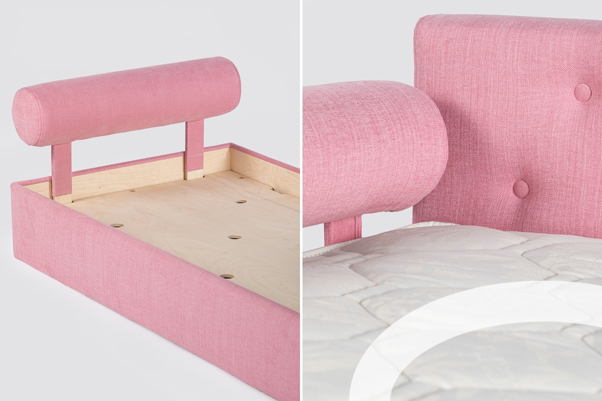 FunNest lastevoodi ühe rullpadjaga 90x200, värvivalik - Image 4