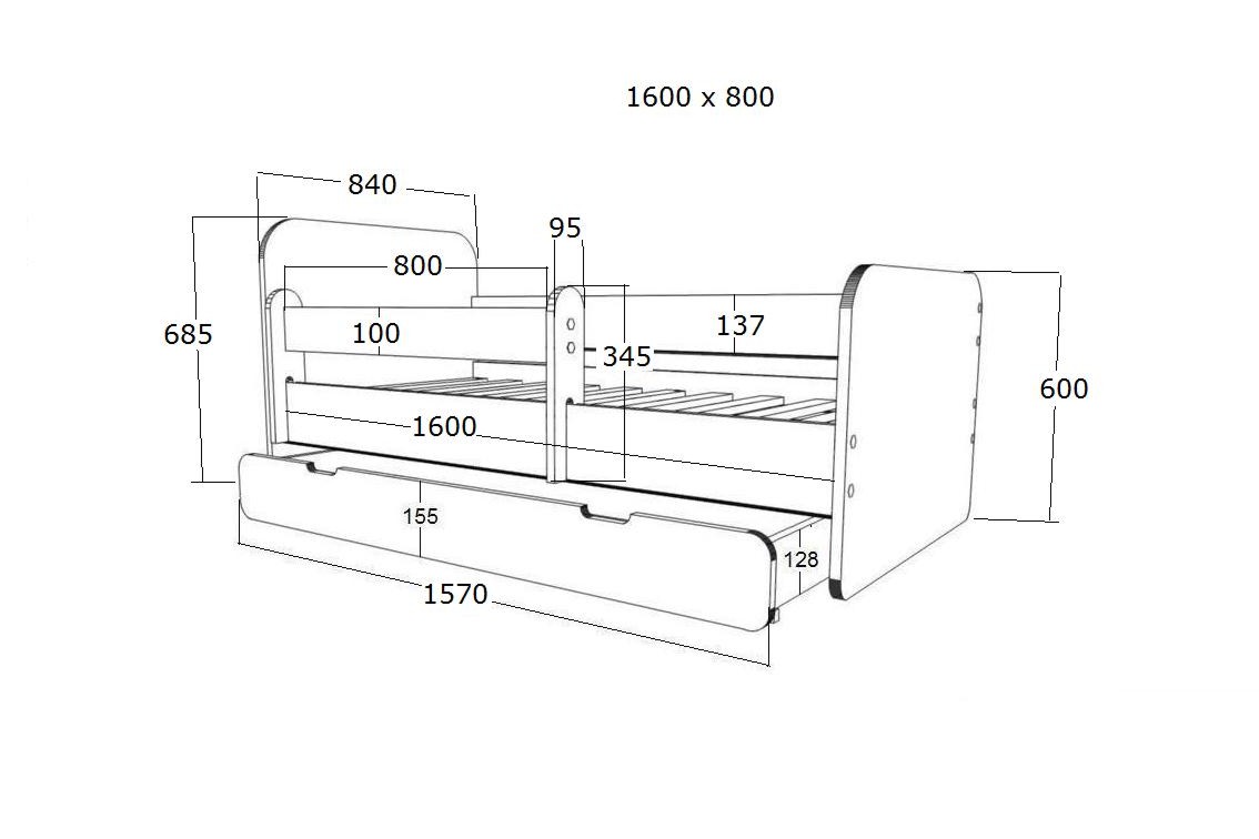 Lastevoodi Toy+DOG 80x160 — изображение 3