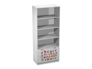 Raamaturiiul Rega IV ABC (valge)