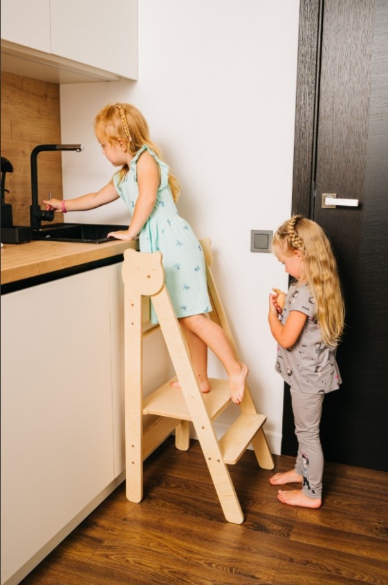Astepink Montessori Step Stool, ühevärviline