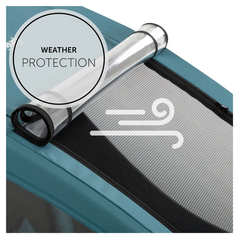 Hauck Dryk Duo jalgrattahaagis 2in1, Ocean Green - Image 10