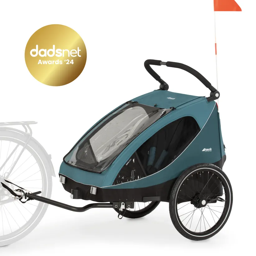 Hauck Dryk Duo jalgrattahaagis 2in1, Ocean Green - Image 3