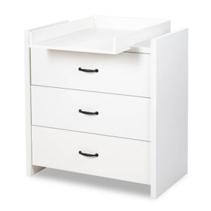 Kummut Amelia mähkimisalusega, valge