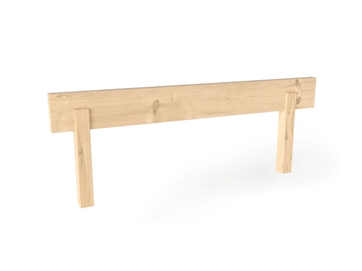 Turvapiire voodile YappyHytte 80cm, Natural - Image 3