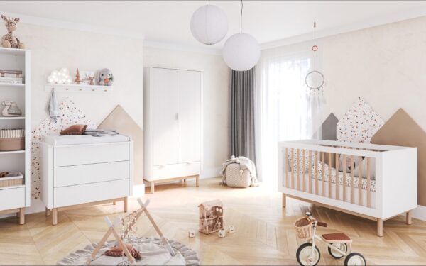 Riidekapp Miloo kahe uksega, white — изображение 4
