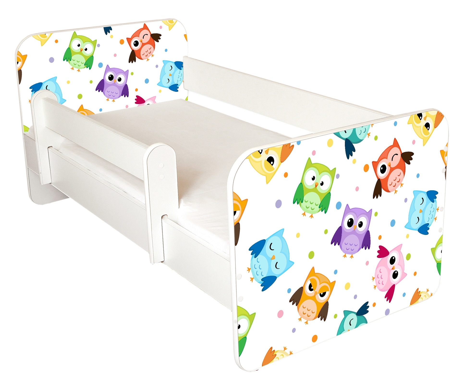 Lastevoodi Little Owls 70x140 valge — изображение 2