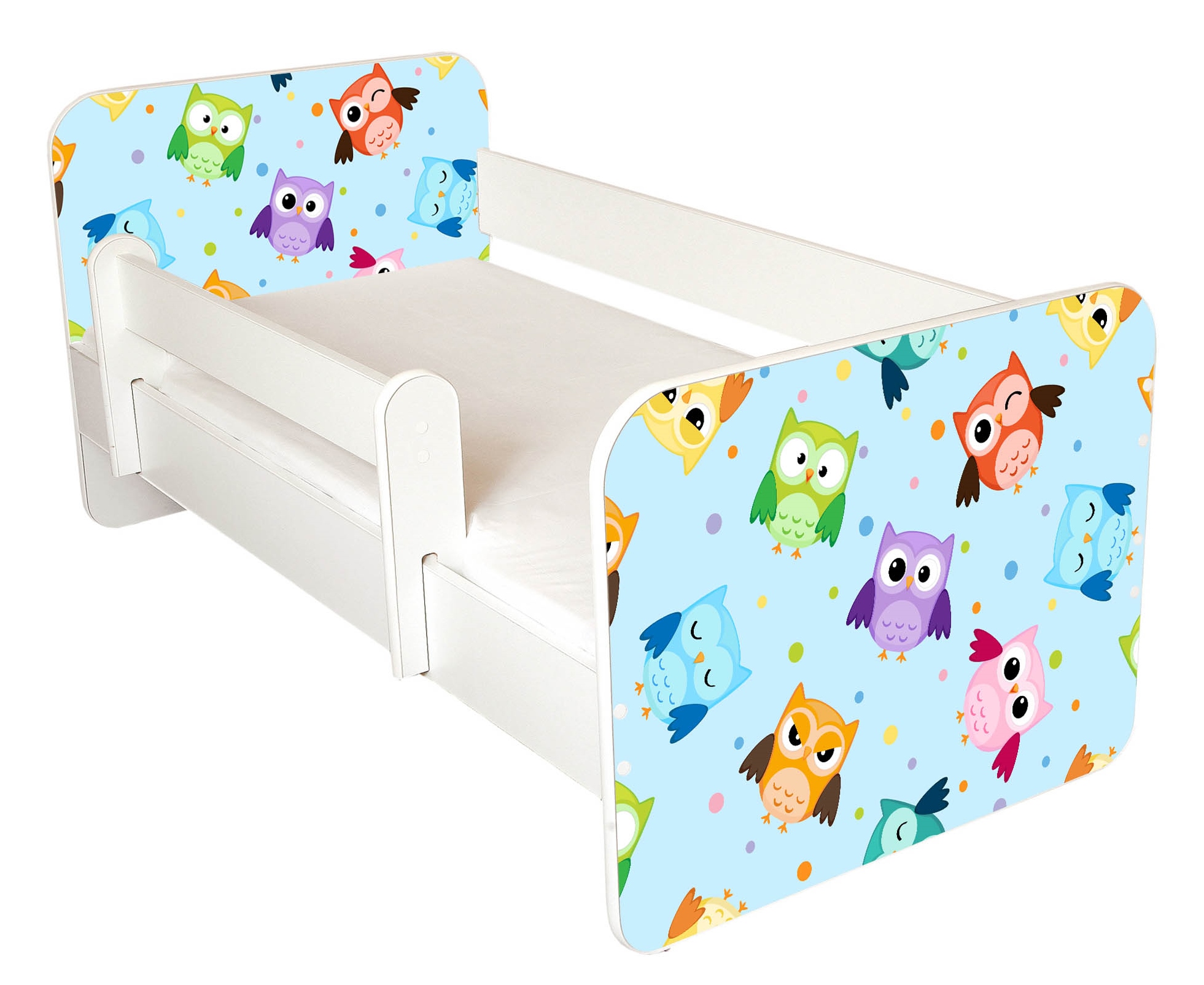 Lastevoodi Little Owls 80x160 sinine — изображение 2