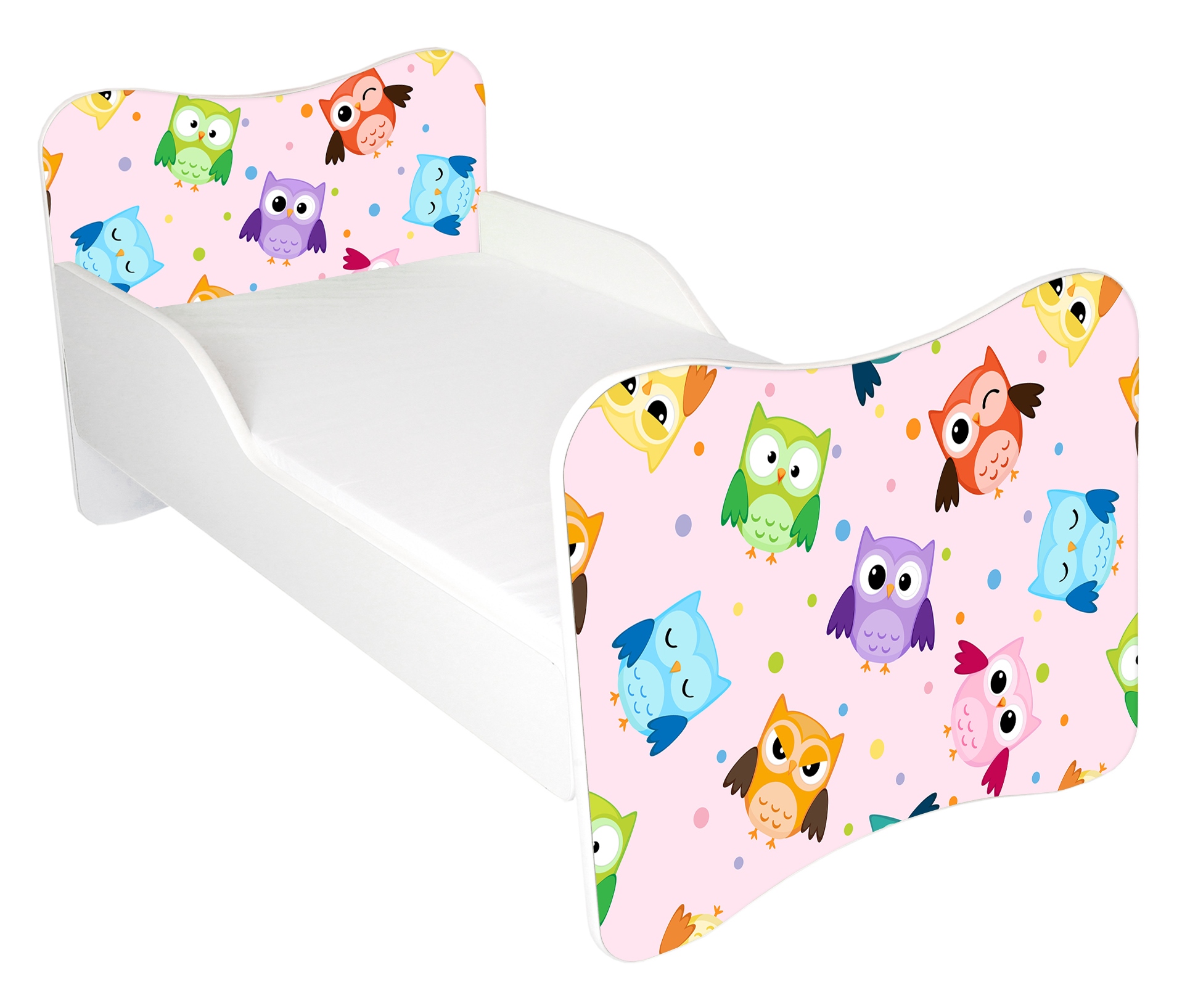 Lastevoodi Wiki Little Owls 80x160 roosa — изображение 2