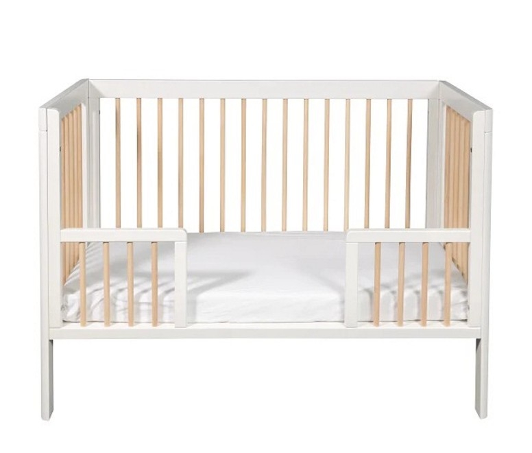 Turvapiire beebivoodile Lukas Duo, valge/natural