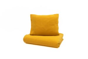 YappyMuslin Mustard voodipesu 150x200 / 50x60 cm