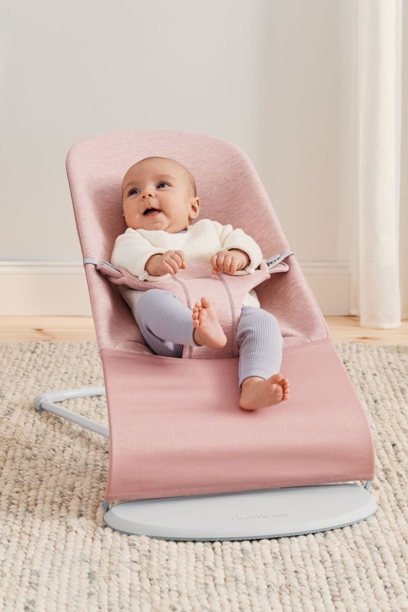 Babybjörn Bouncer Bliss lamamistool, Light Pink — изображение 3