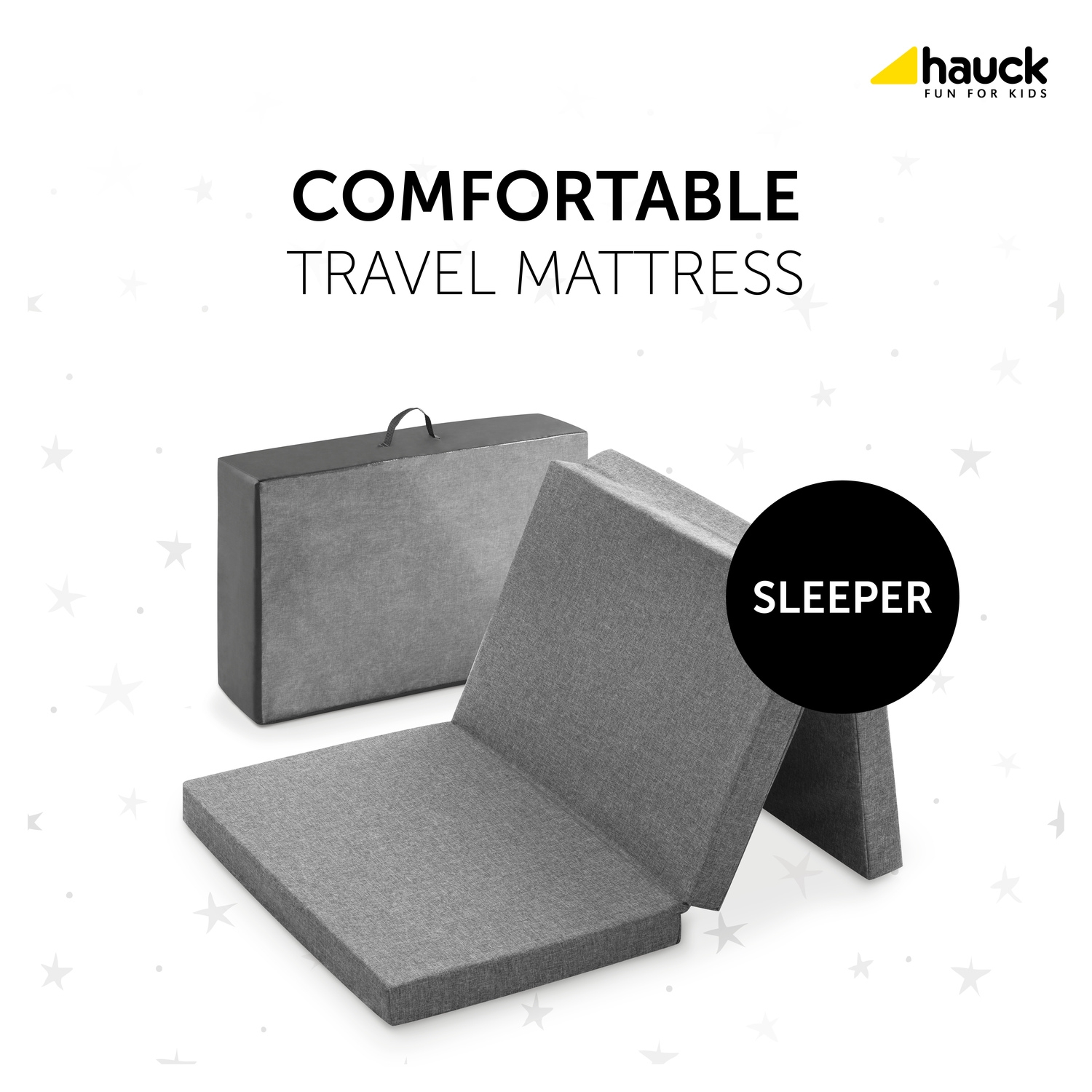 Hauck Sleeper reisimadrats, Grey - Image 2