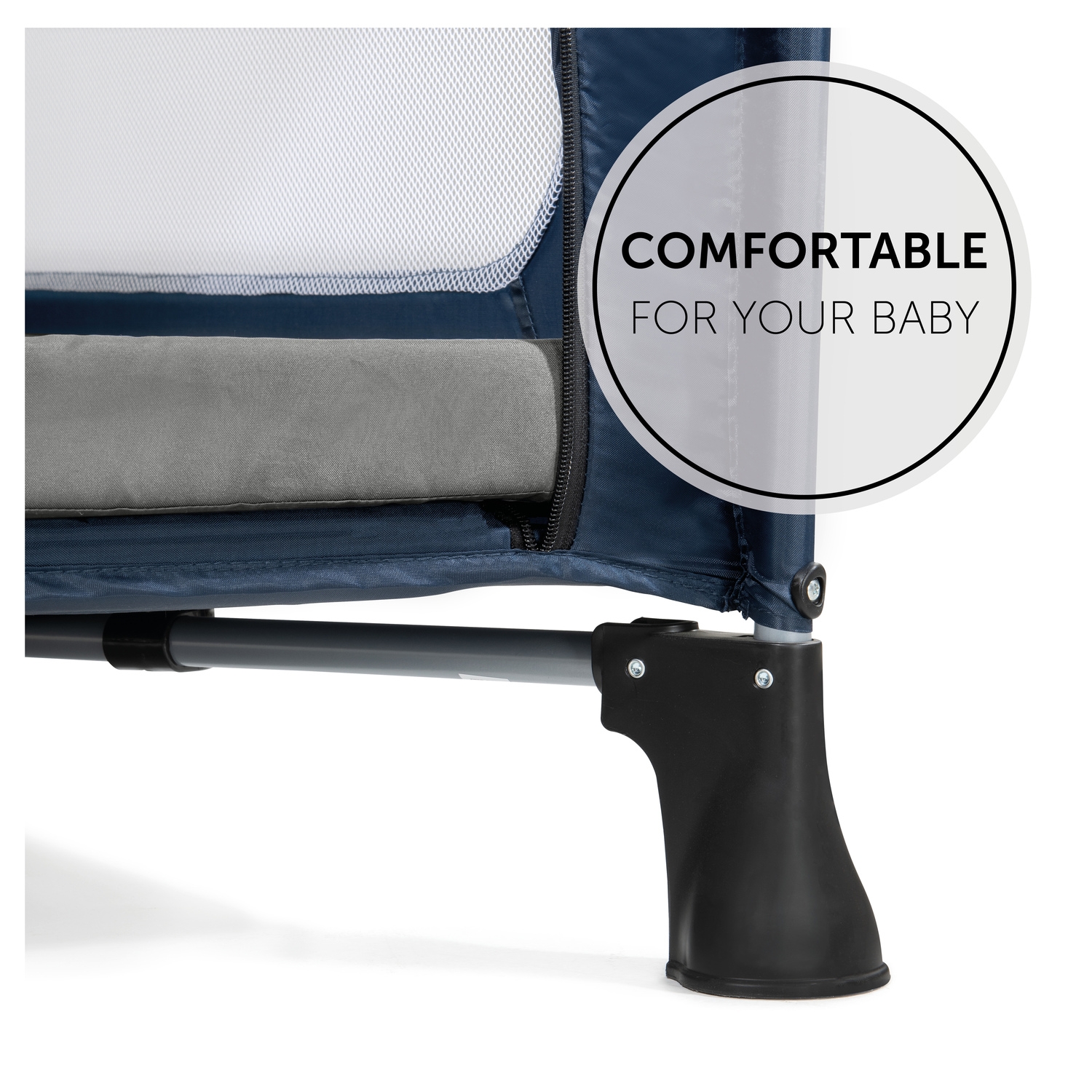 Hauck Sleeper reisimadrats, Grey - Image 6