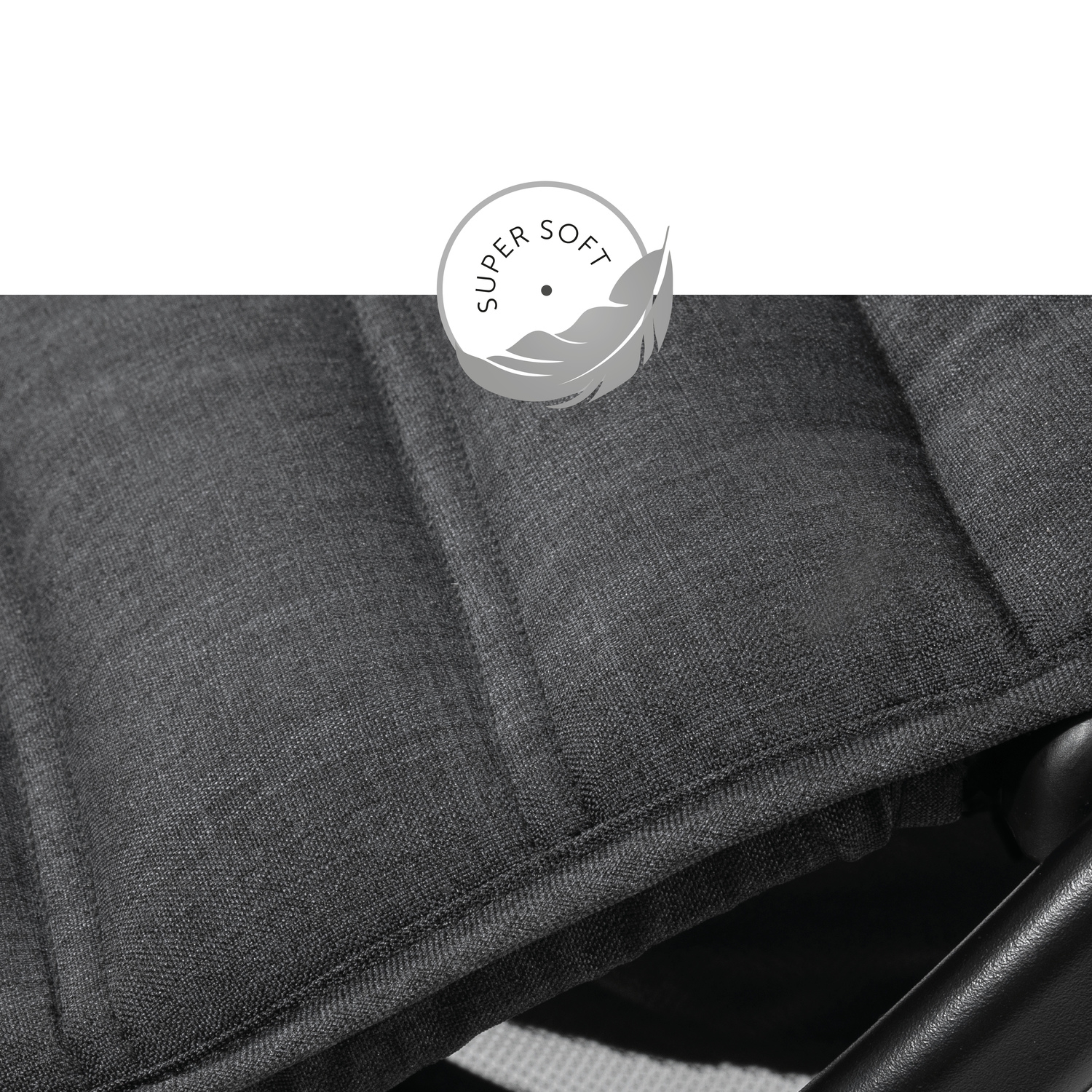 Hauck Uptown Duo kaksikute jalutuskäru, Melange Black - Image 12