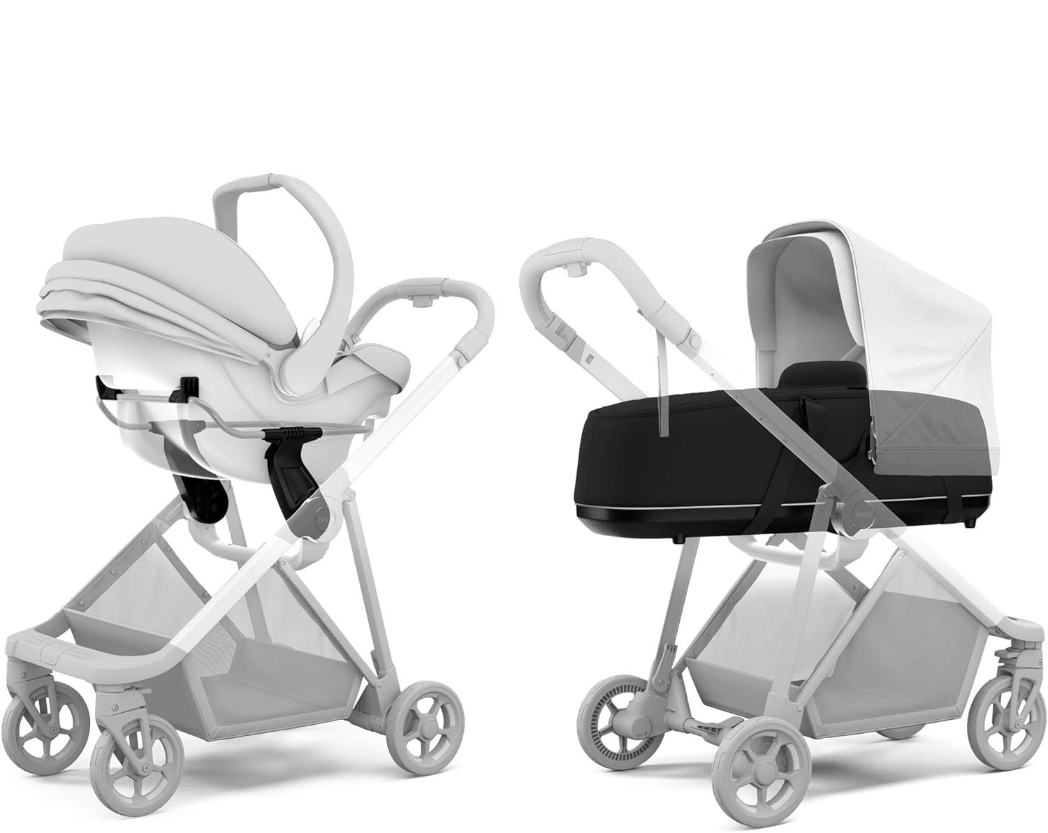 Thule Shine jalutuskäru, Misty Rose - Image 9