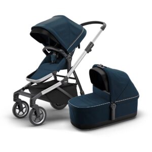 Thule Sleek vankrikomplekt 2in1, Aluminum/Navy Blue
