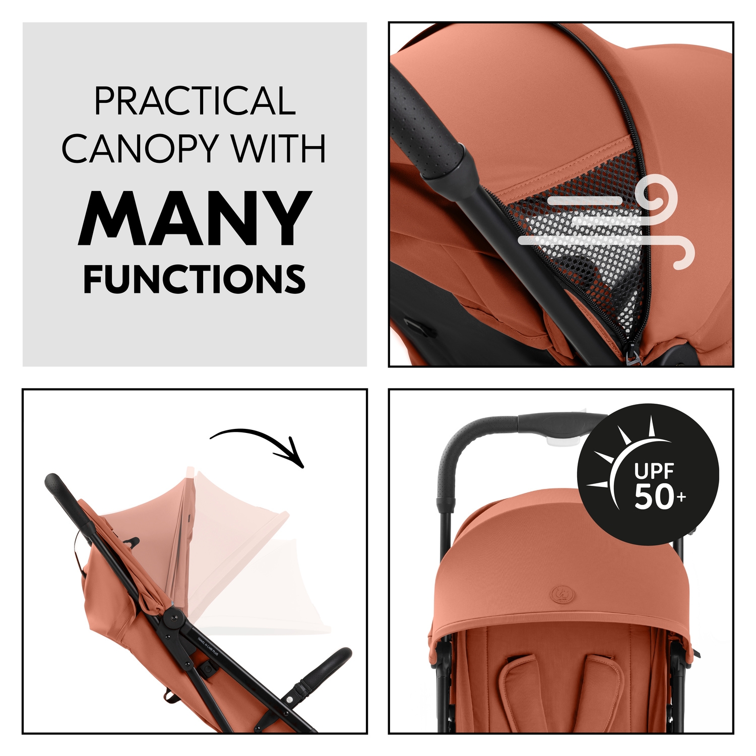 Hauck Travel N Care Plus kergkäru, Cork - Image 6