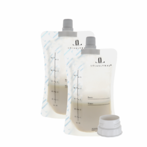 Lola&Lykke rinnapiima säilituskotid (10tk) + adapter