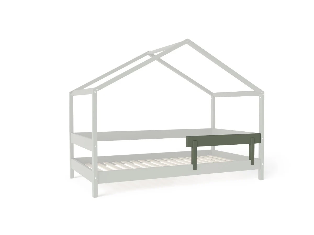 Turvapiire voodile YappyHytte 80cm, Green