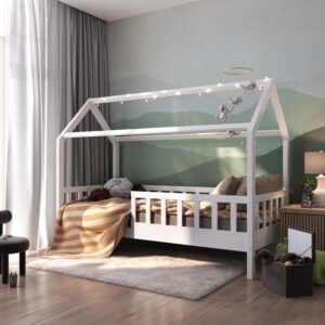 Majavoodi DreamHouse 90x200, valge