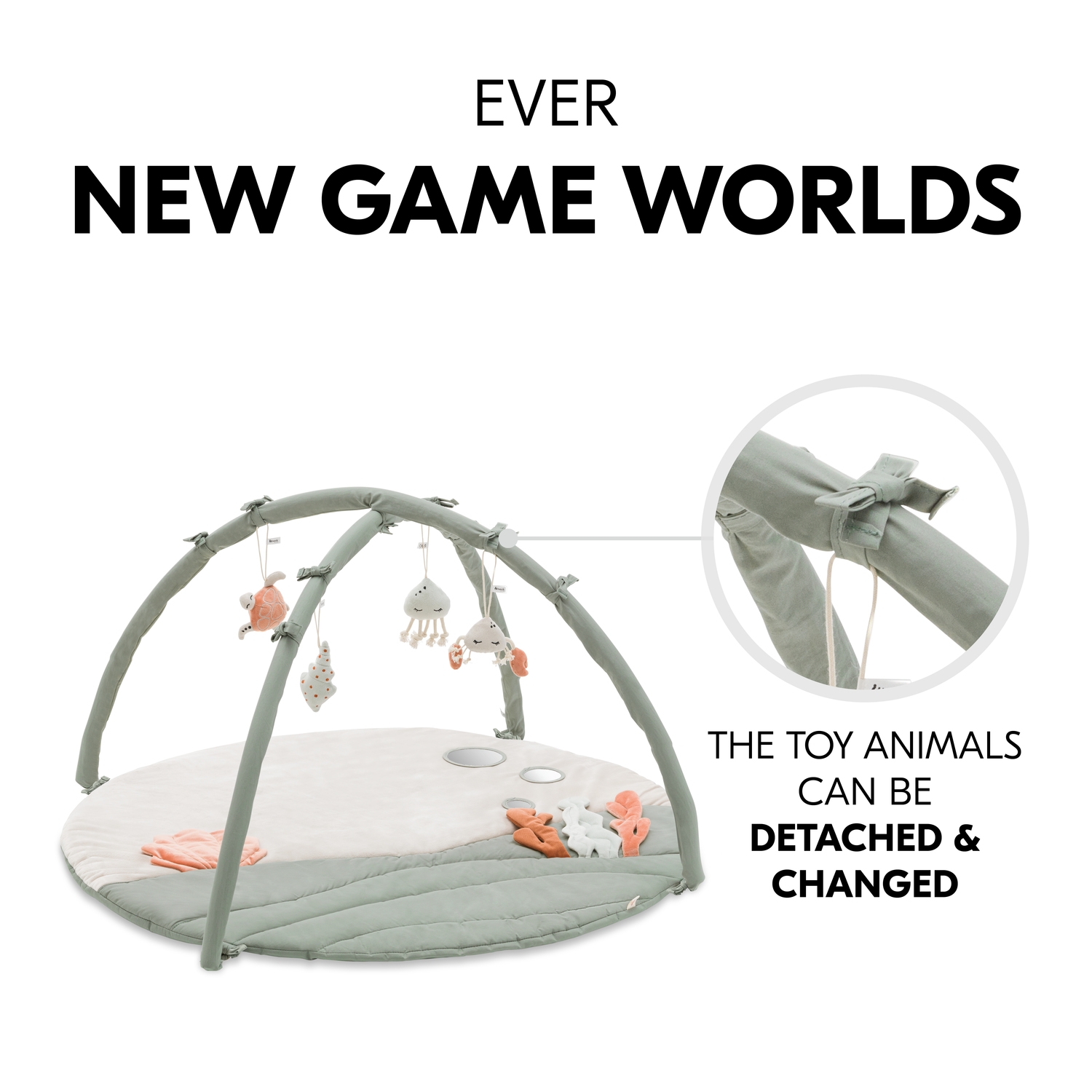 Hauck tegelustekk Relax N Watch, Water Animals - Image 3