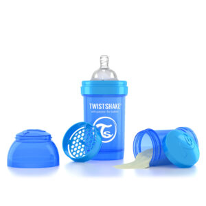 Twistshake Anti-Colic lutipudel 180ml, Sinine