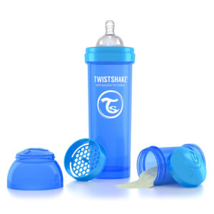 Twistshake Anti-Colic lutipudel 330ml, Sinine